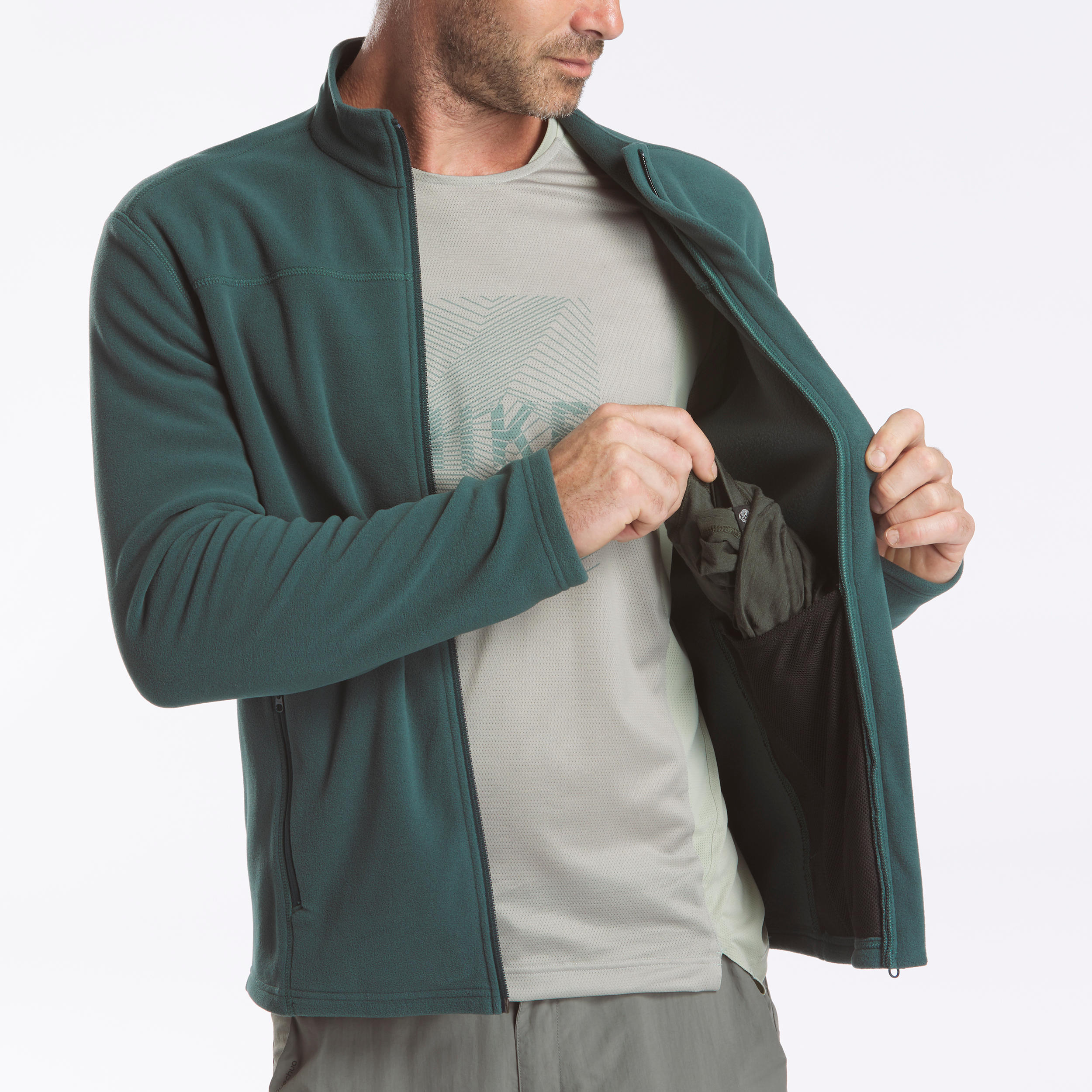 decathlon men's fleece jacket
