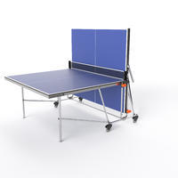 Mesa de ping-pong para interiores plegable - Pongori TTT110 - Azul