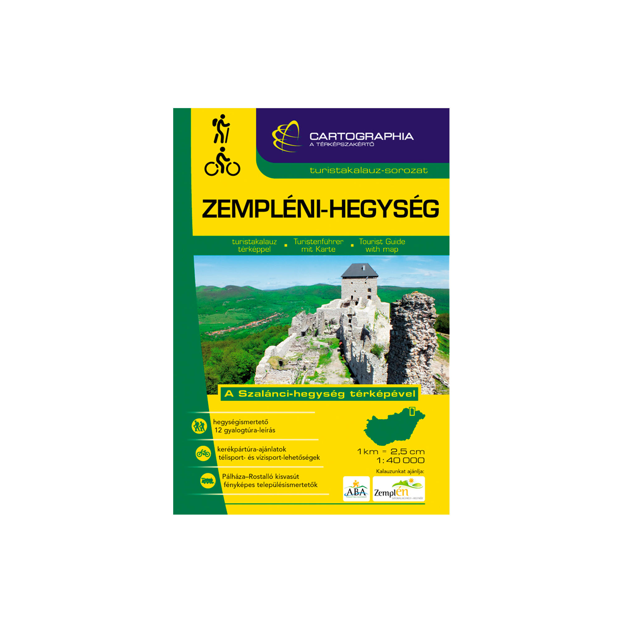 Zempléni-hegység turistakalauz Cartographia akciós termékkép 1