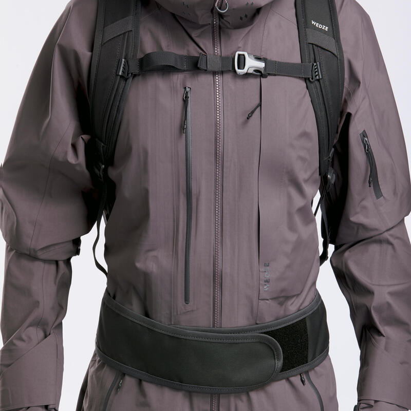 Lyžařský a snowboardový batoh FR100 Defense vínový