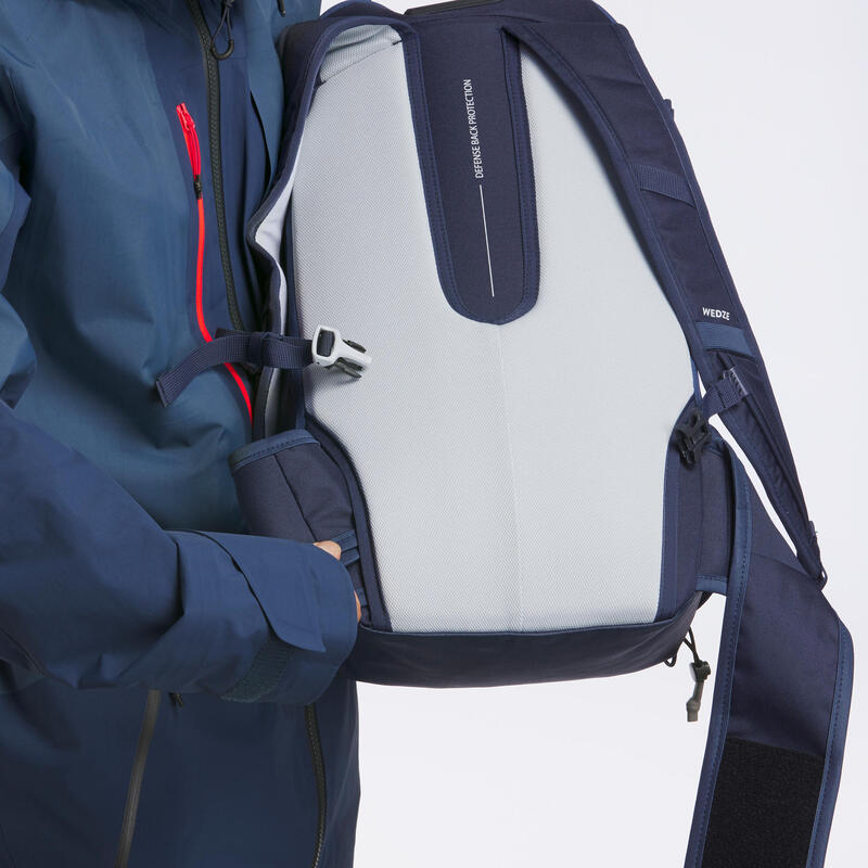 Rucsac schi snowboard freeride FR 100 DEFENSE Bleumarin