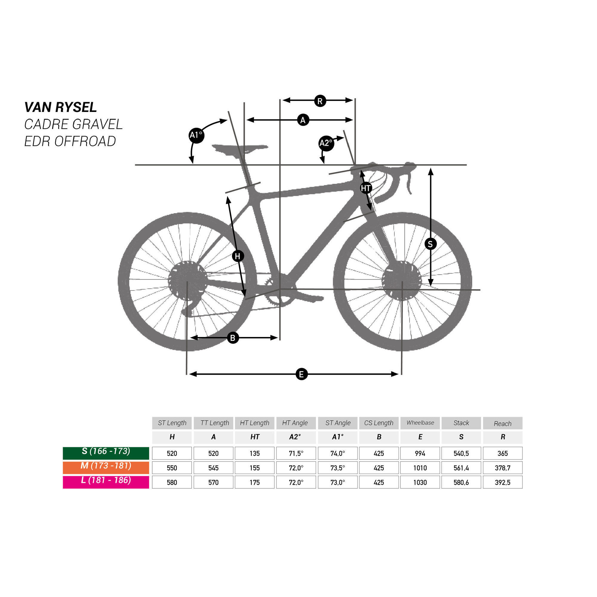 GRAVEL BIKE VAN RYSEL CARBON EDR GRX - Gold VAN RYSEL - Decathlon