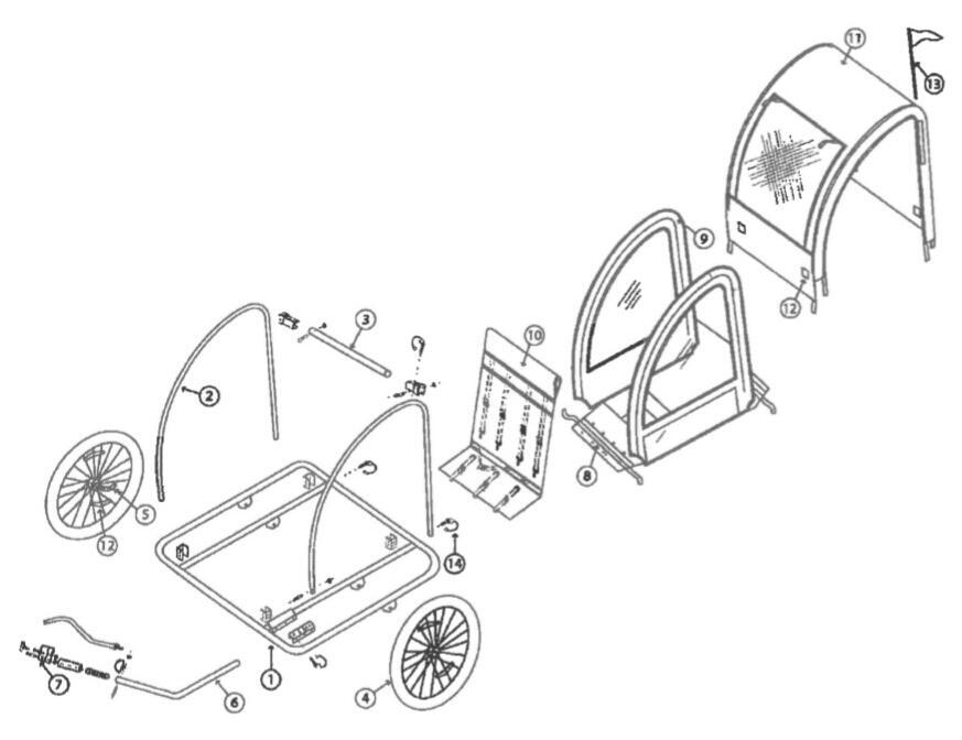 Ricambio Rimorchio Caravan Cerchio In Acciaio Per Rimorchio 5,5J X 14 Pollici - ET30, Foro 100x4, Portata 700 Kg Per Roulotte E Campeggio Cerchio 5.5J X 14 Foro 100x4 ET30 - 9