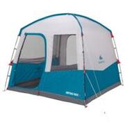 Camping Living Room with poles - Arpenaz Base M - 6 Person