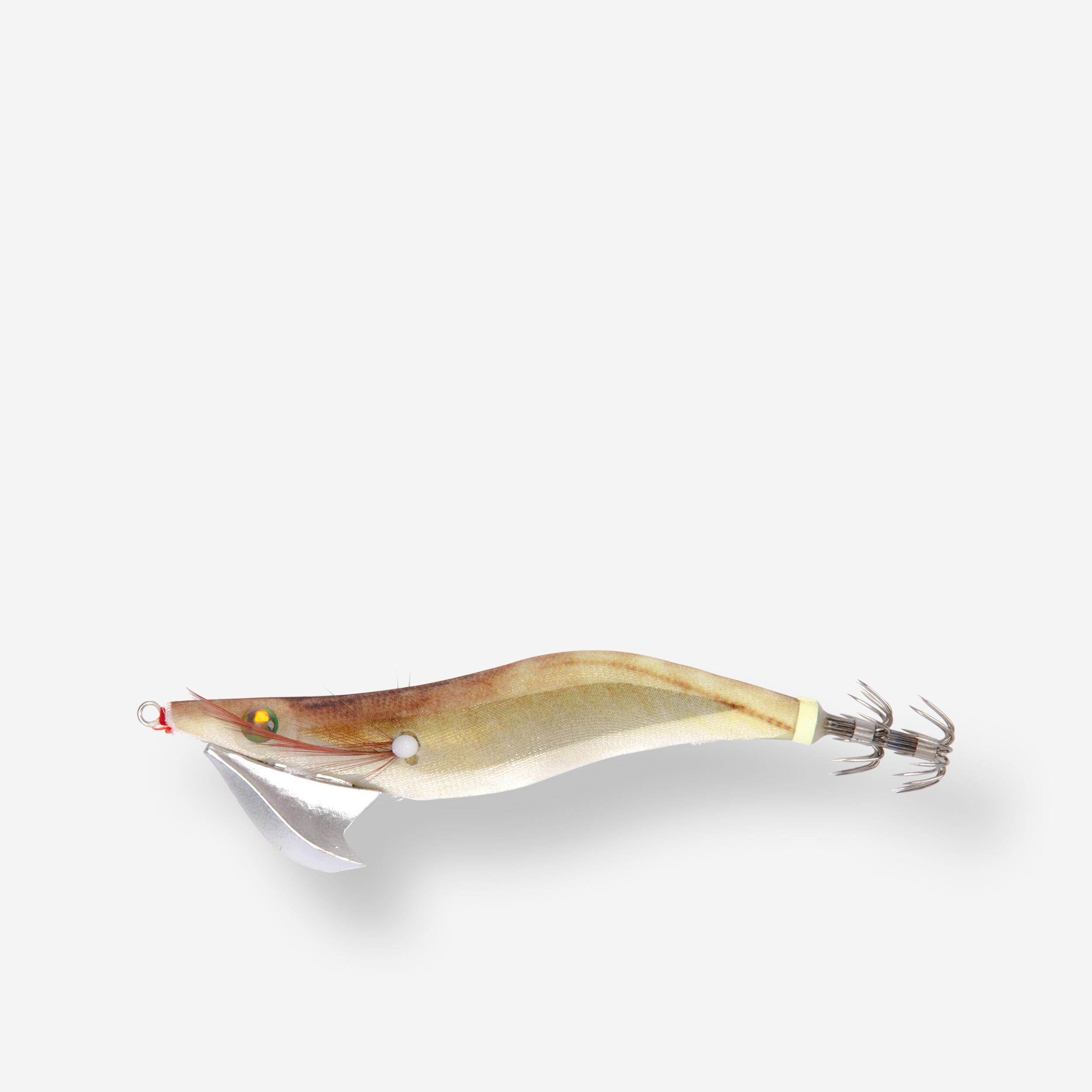 Caperlan - Turlutte Coulante Shallow Ebika 3.5/135 Doré Chinchard Pêche Seiches/calamars - Turlutte - Peche - Marron - Taille Unique - Decathlon