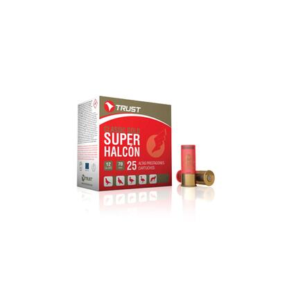 Cartucho Caza trust super halcon calibre 12 36 gr x 25