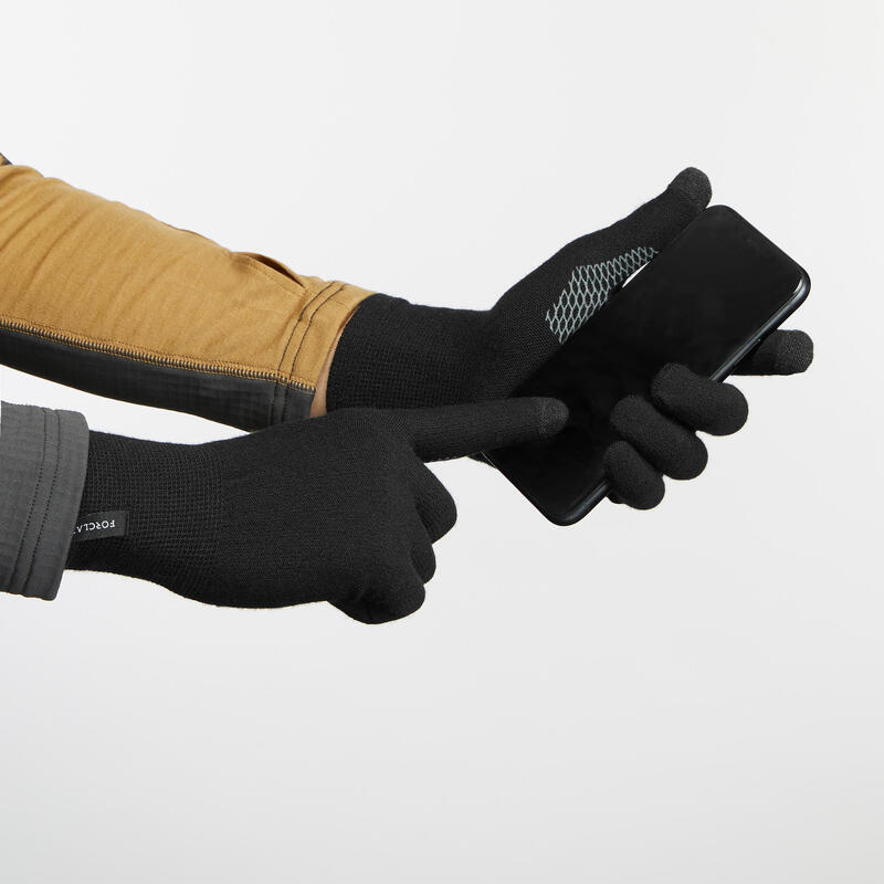Rękawiczki wewnętrzne trekkingowe dla dorosłych bezszwowe Forclaz MT500