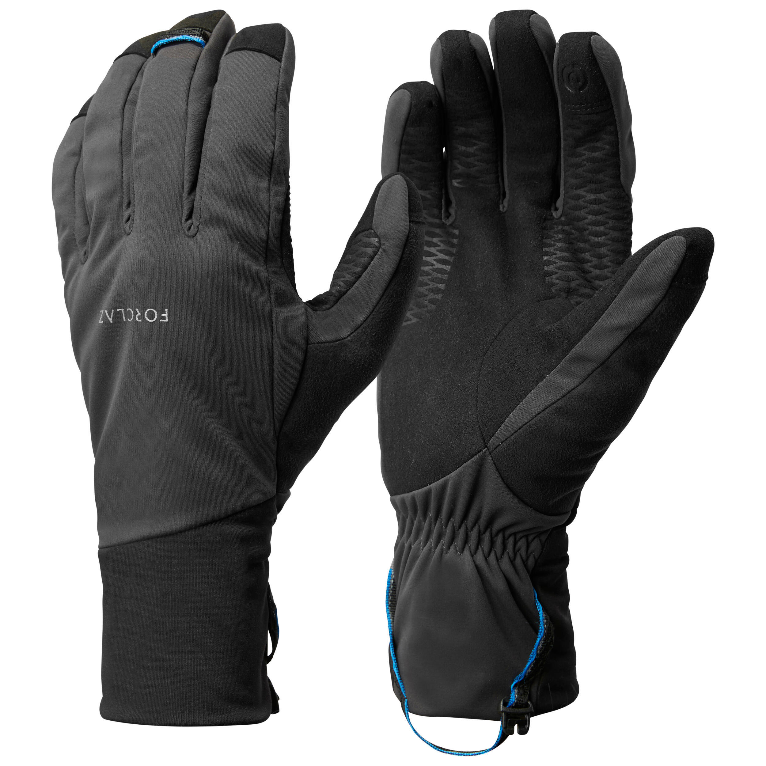 FORCLAZ Adult Windproof Mountain Trekking Gloves - TREK 900 Grey  