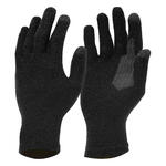 Adult Mountain Trekking Seamless Liner Gloves Trek 500 - black