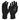 Adult Mountain Trekking Seamless Liner Gloves Trek 500 - black