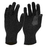 Trekking Touchscreen Compatible Seamless Liner Gloves Trek 500 - Black