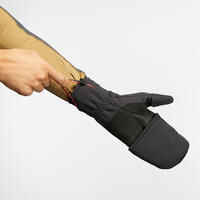 Adult Warm and Windproof Glove-Mittens - Black