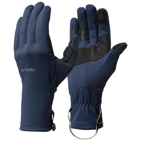 Handschuhe Erwachsene - Trek 500 Stretch blau