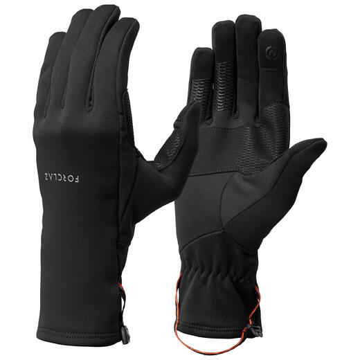 Hiking Gloves - MT 500 Stretch Black