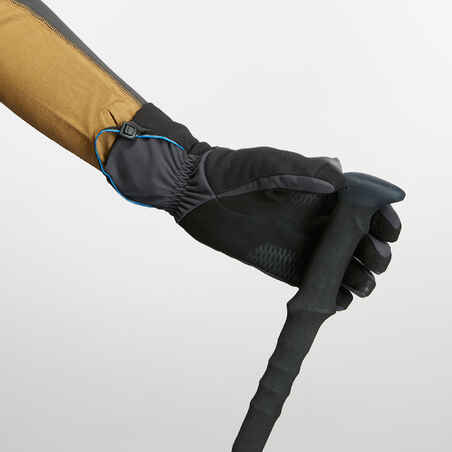 Handske vindtät för vandring i bergstrakter – TREK 900 – vuxen grå