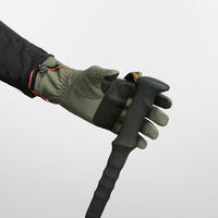 Trek 500 mountain hiking stretch gloves - Adults