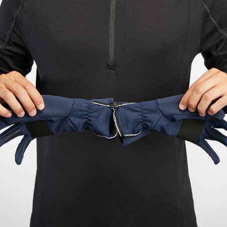 Adult Stretch Mountain Trekking Gloves - TREK 500 Blue