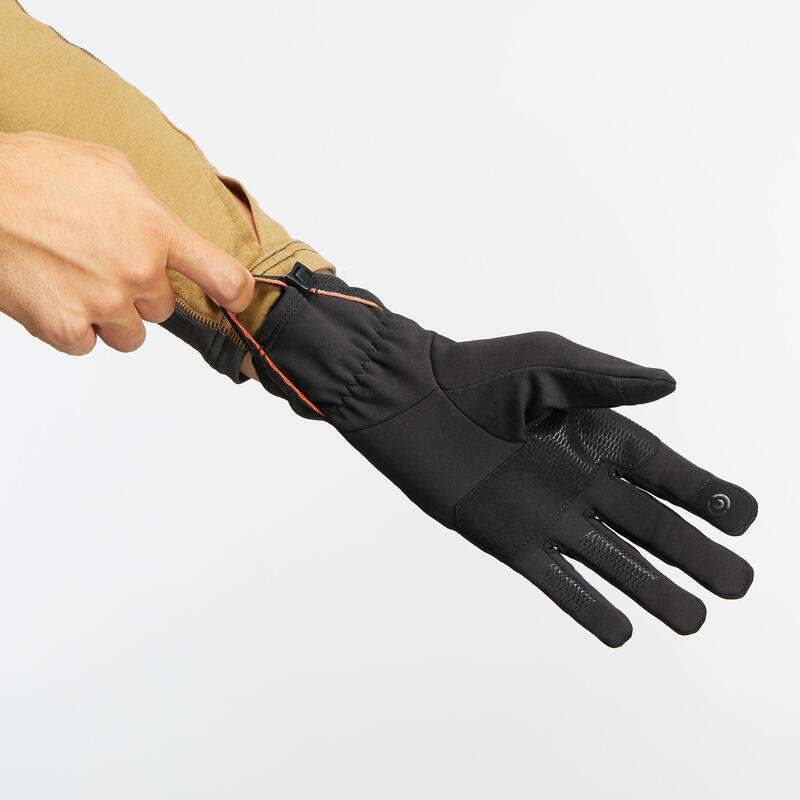 Guantes térmicos de montaña y trekking resistentes y táctiles Adulto MT 500