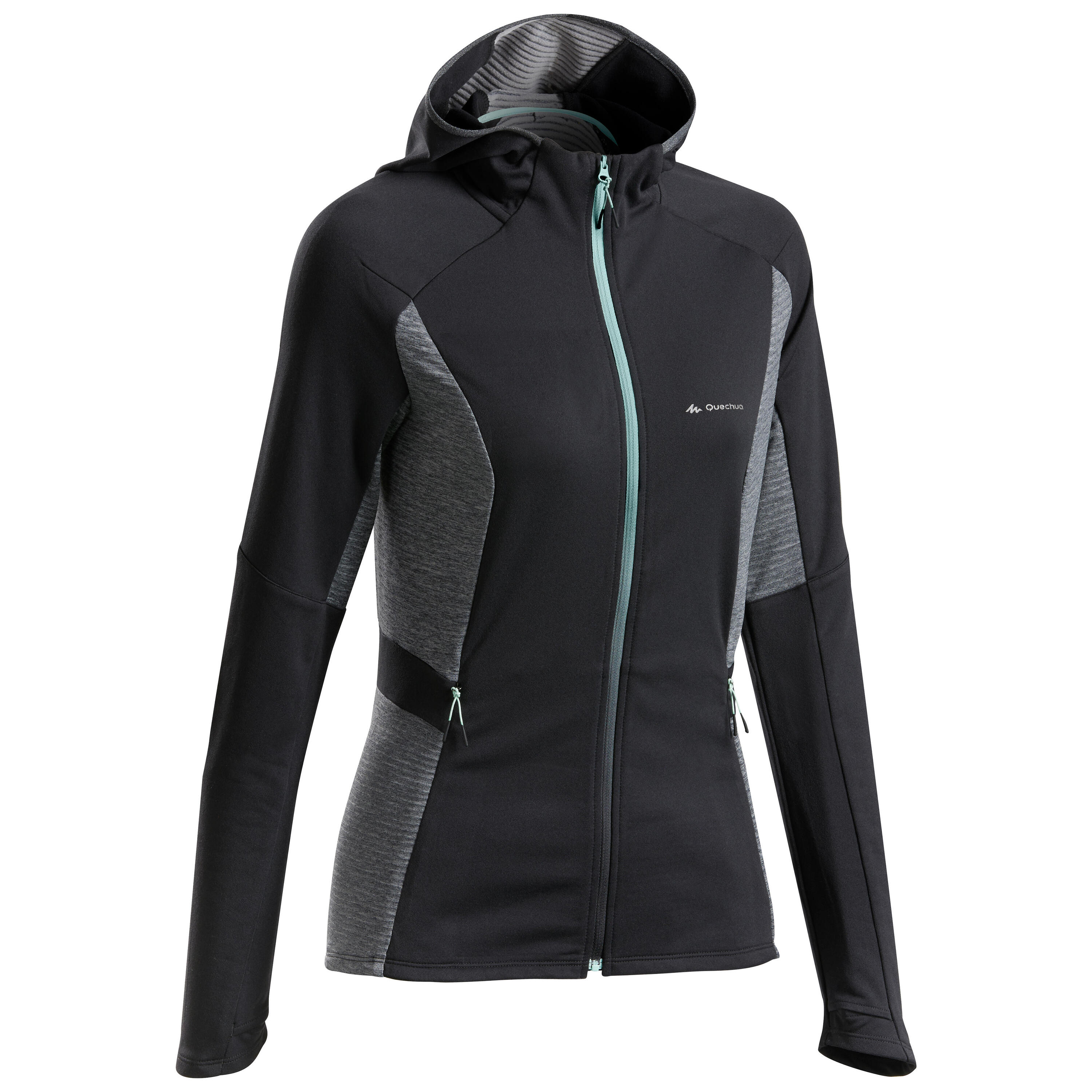 Women's Hiking Thin Fleece Jacket - MH950 1/9