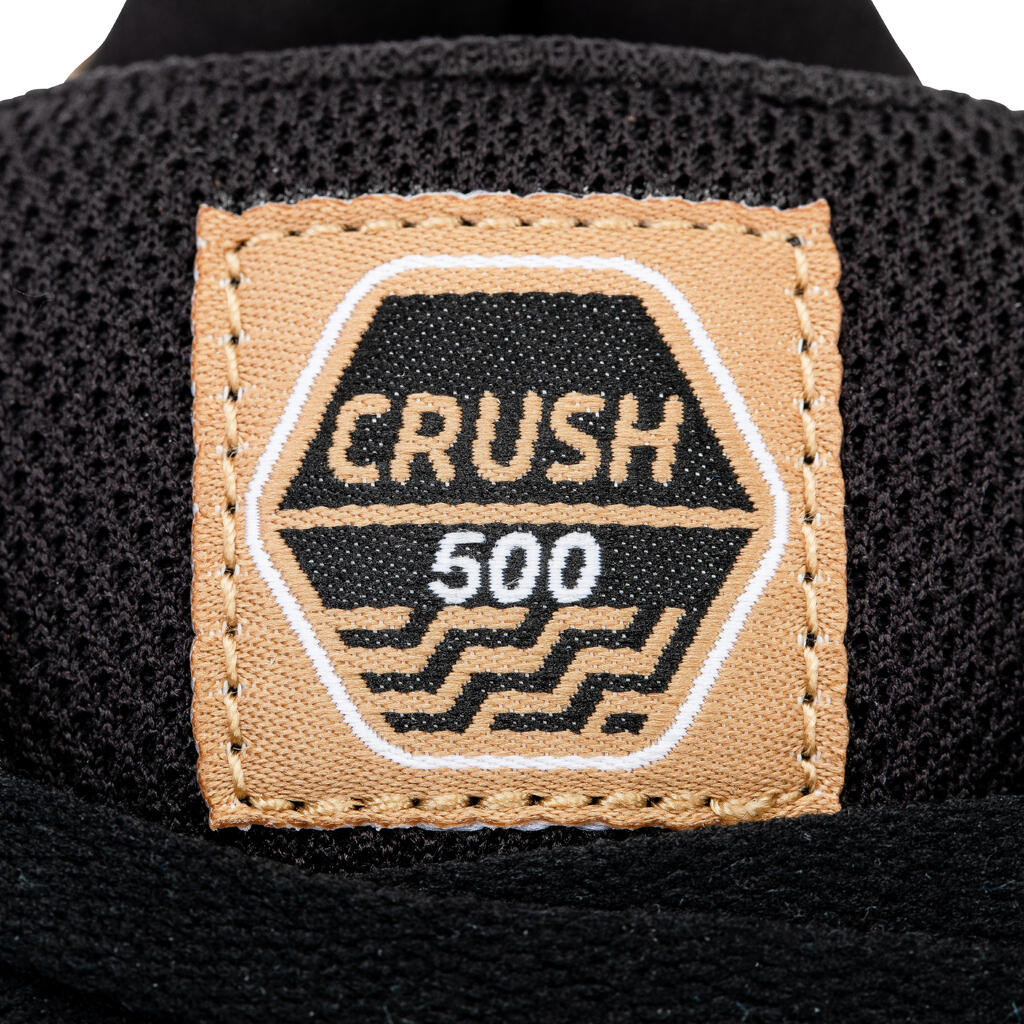 Sivo-crne dečje cipele za skejtbording CRUSH 500