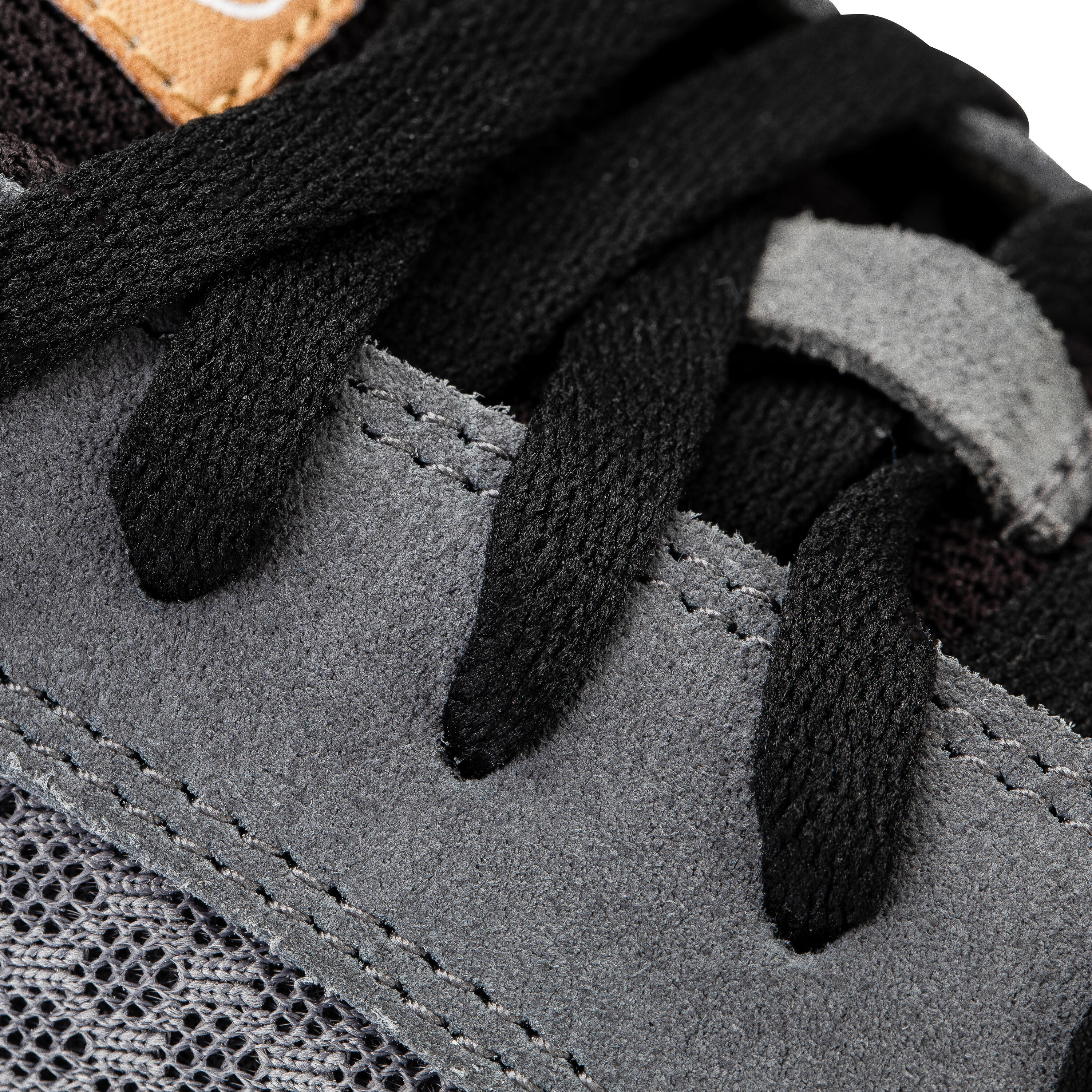 Zapatillas de skate resistentes piel Niños Oxelo Crush 500 Gris 8/11