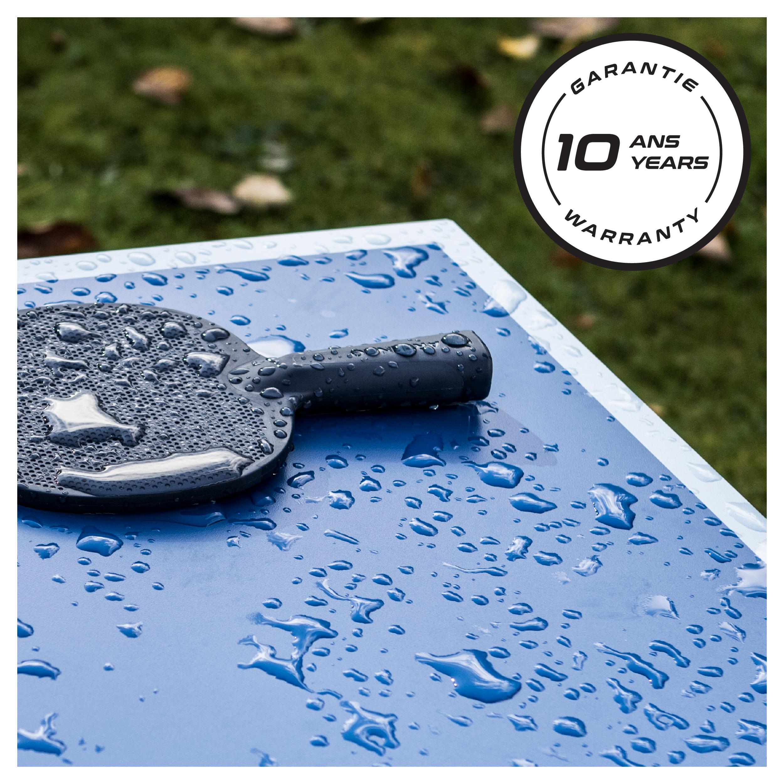 Reconditioned Outdoor Table Tennis Table PPT 500 - Blue 2/14