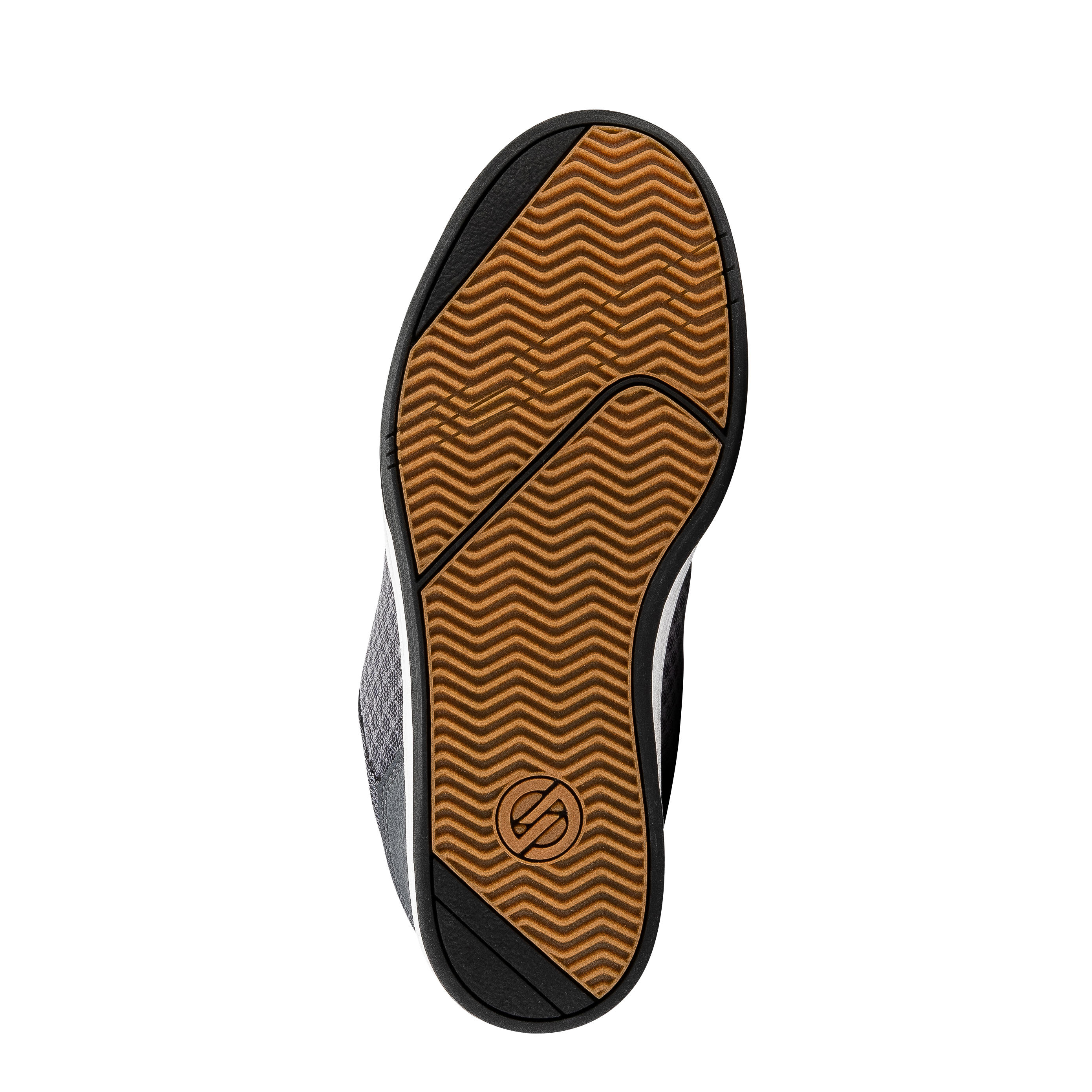 Zapatillas de skate resistentes piel Niños Oxelo Crush 500 Gris 6/11
