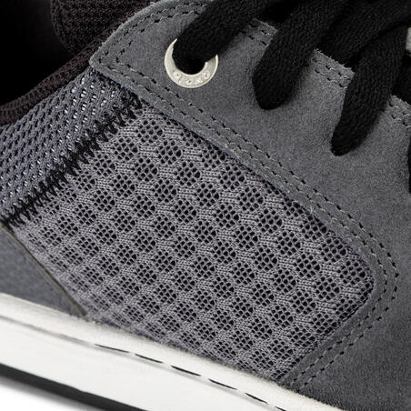 Кеди дитячі Crush 500 для скейтбордингу сірі/чорні