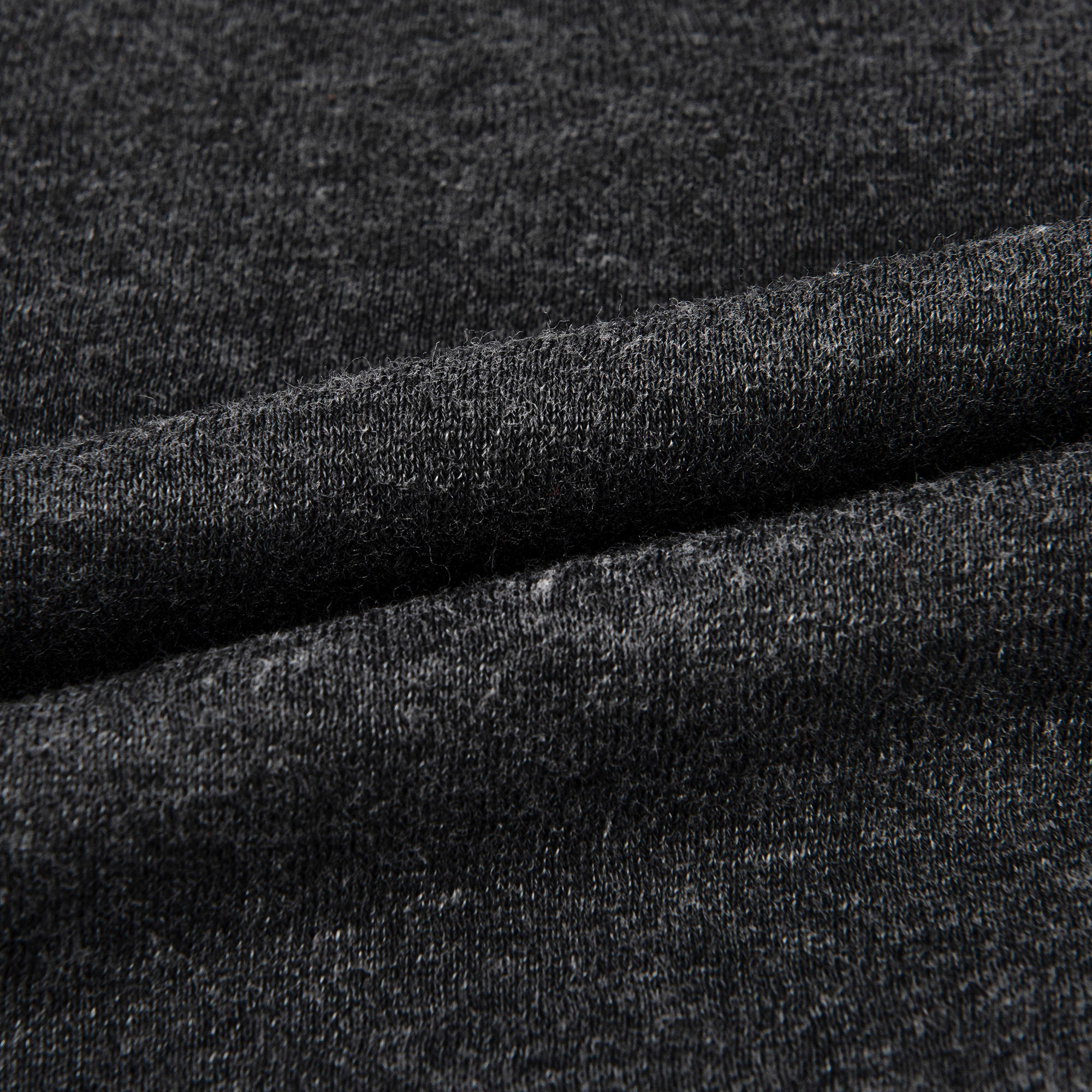 Kids' Unisex Straight-Cut Cotton French Terry Jogging Bottoms 100 - Dark Grey Marl 6/6