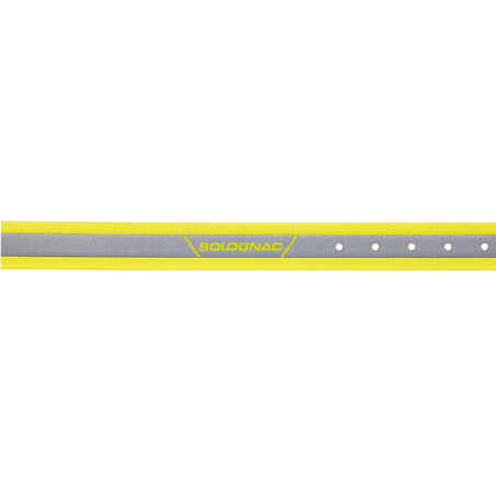 Šviesą atspindintis šuns antkaklis „520“, geltonas