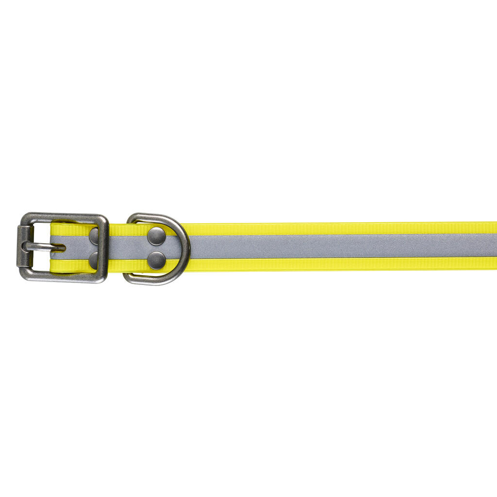 Reflective dog collar 520 - Yellow