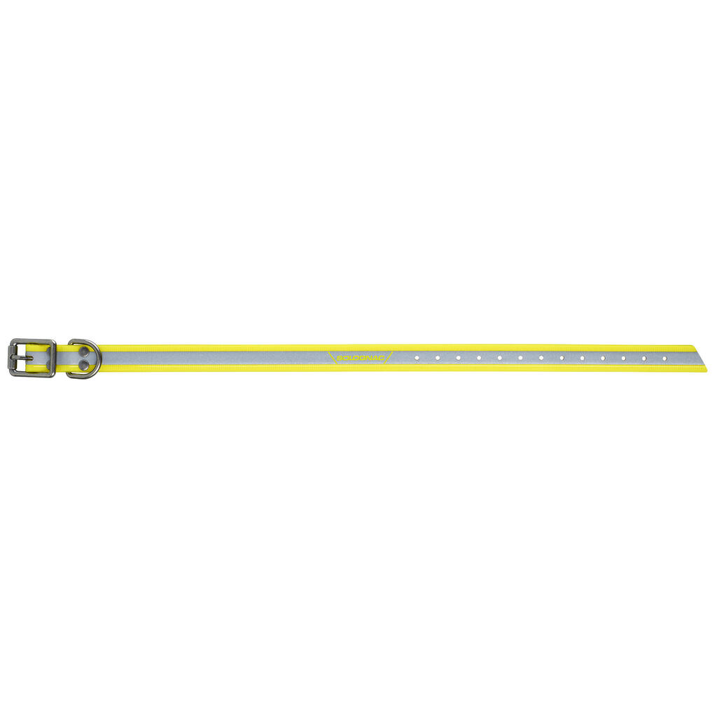 Reflective dog collar 520 - Yellow