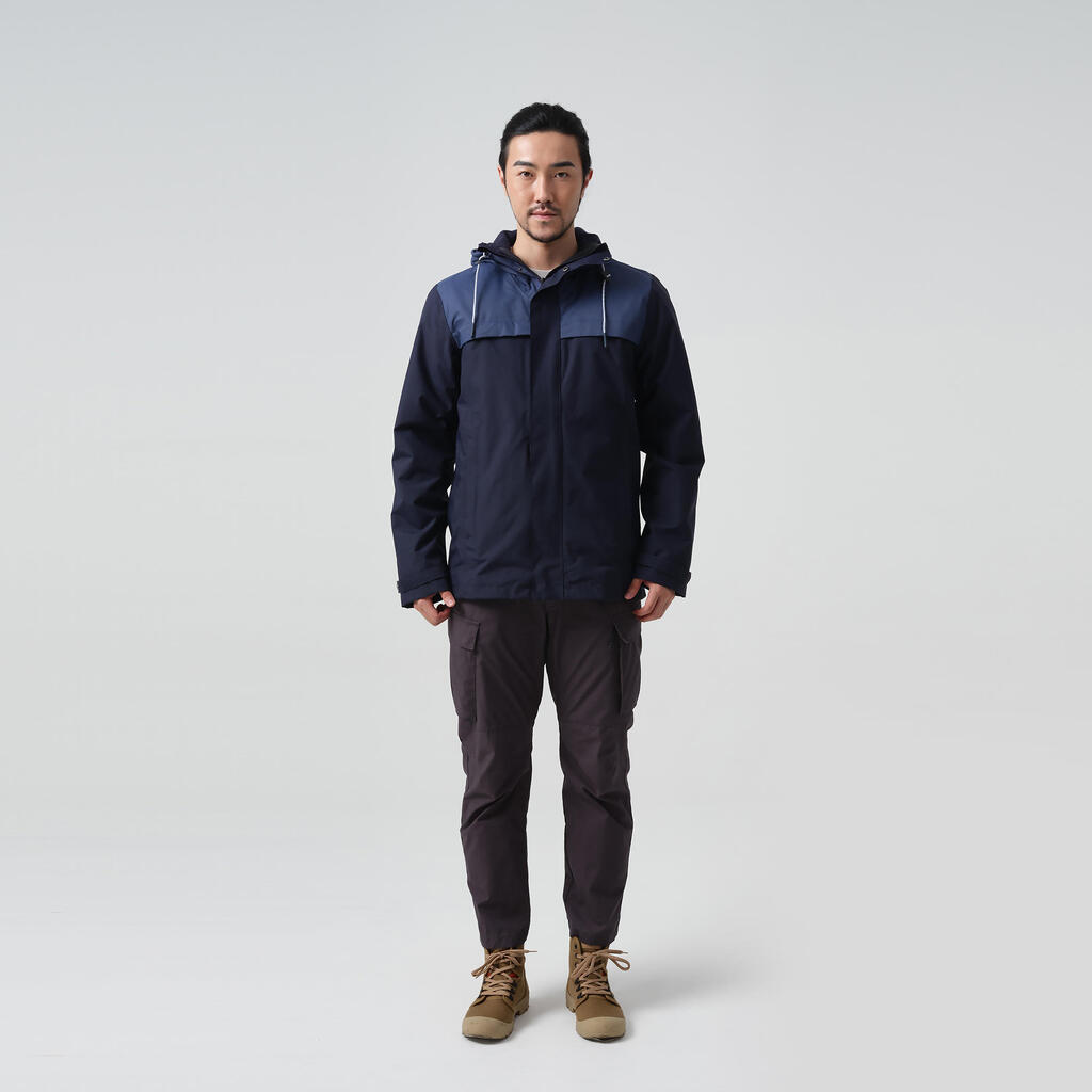 3-in-1 Winterjacke Travel 100 wasserdicht Komfort bis 0 °C Herren ocker