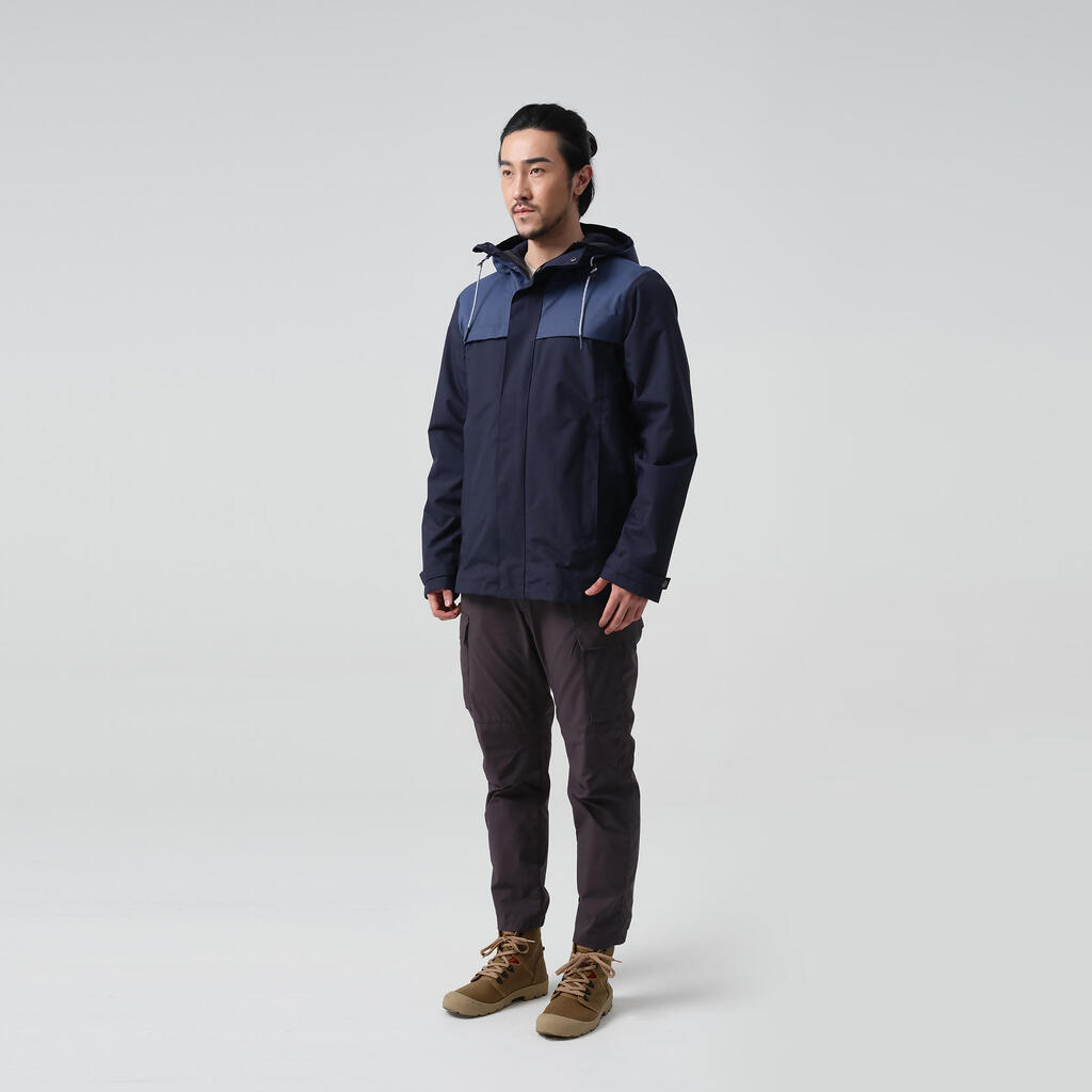 3-in-1 Winterjacke Travel 100 wasserdicht Komfort bis 0 °C Herren ocker