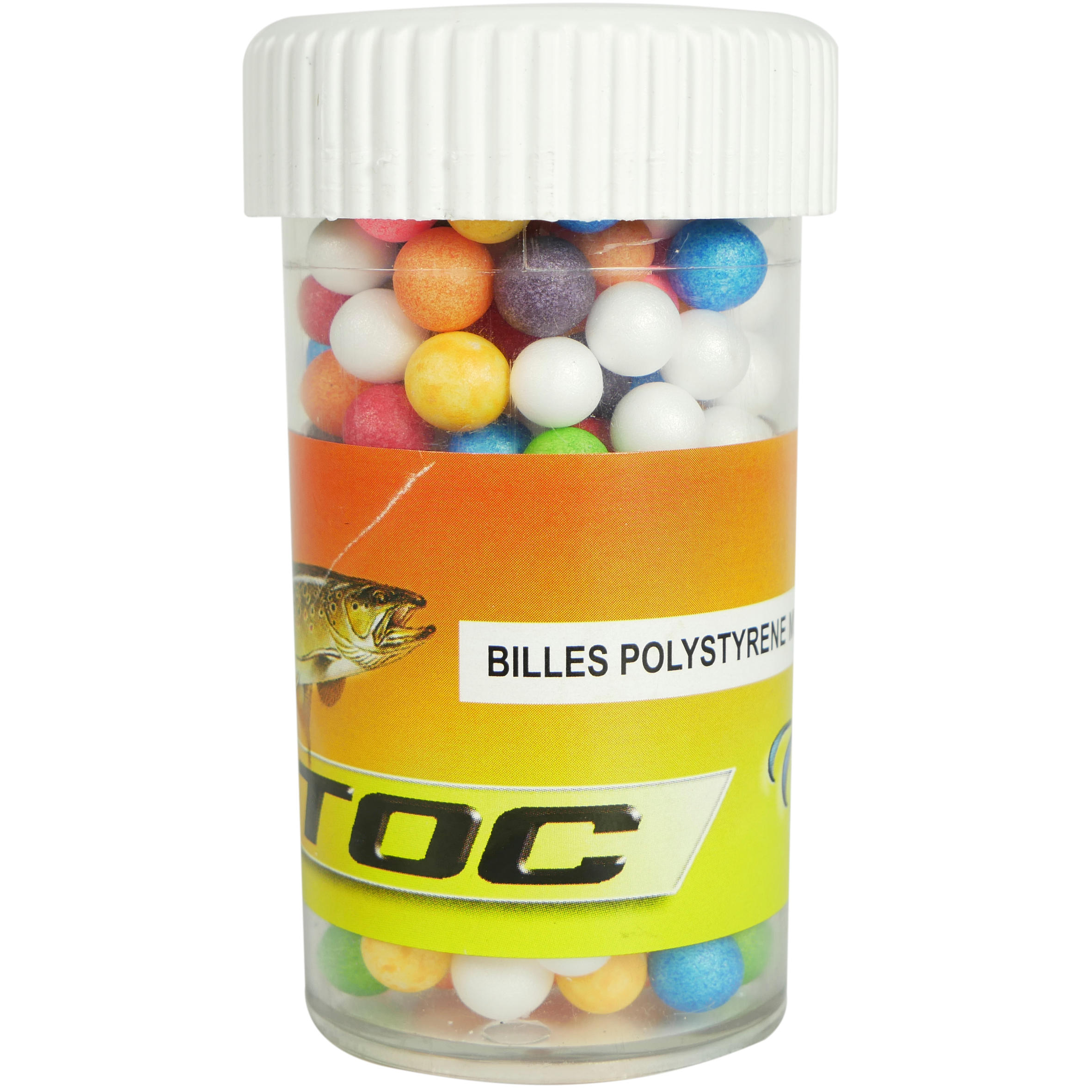 Trout Pond Fishing POLYSTYRENE BEADS MULTI 1/2