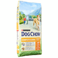 CROQUETTES CHIEN ADULTE  COMPLET/CLASSIC POULET DOGCHOW 14KG