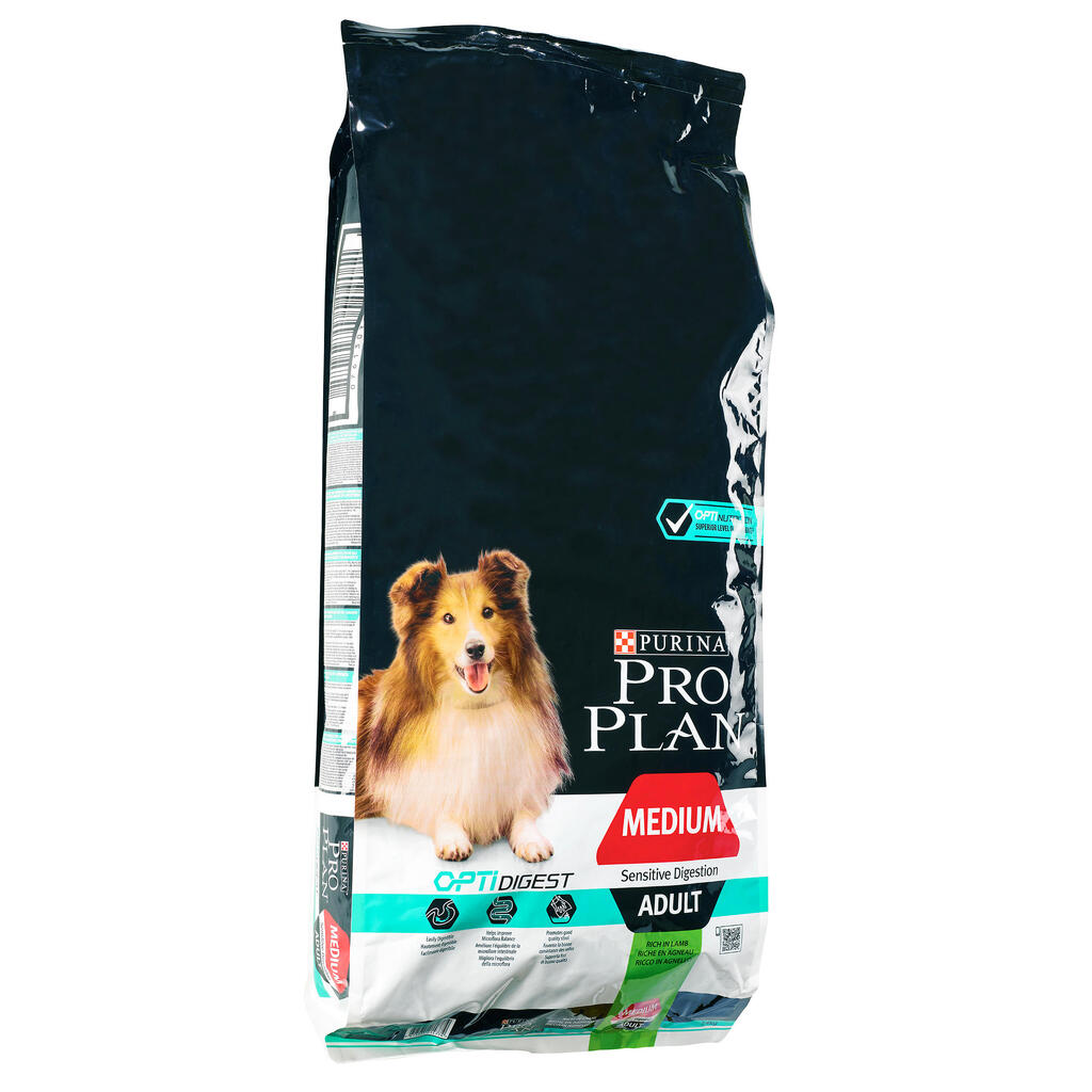 Hundefutter ADULT MEDIUM SENSITIV LAMM PRO PLAN 14 KG