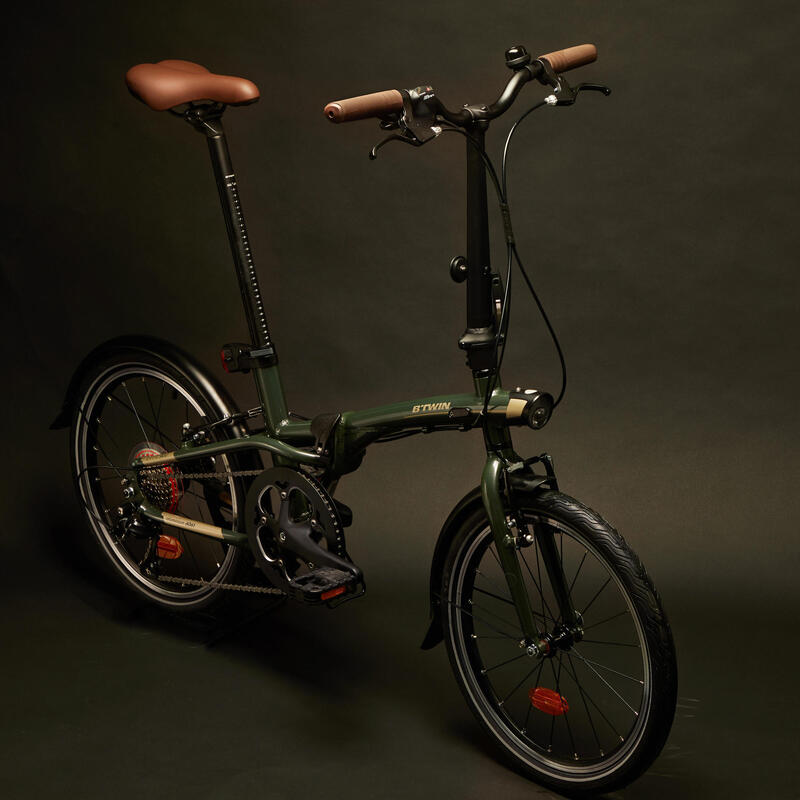 Összecsukható kerékpár TILT 900, zöld, khaki