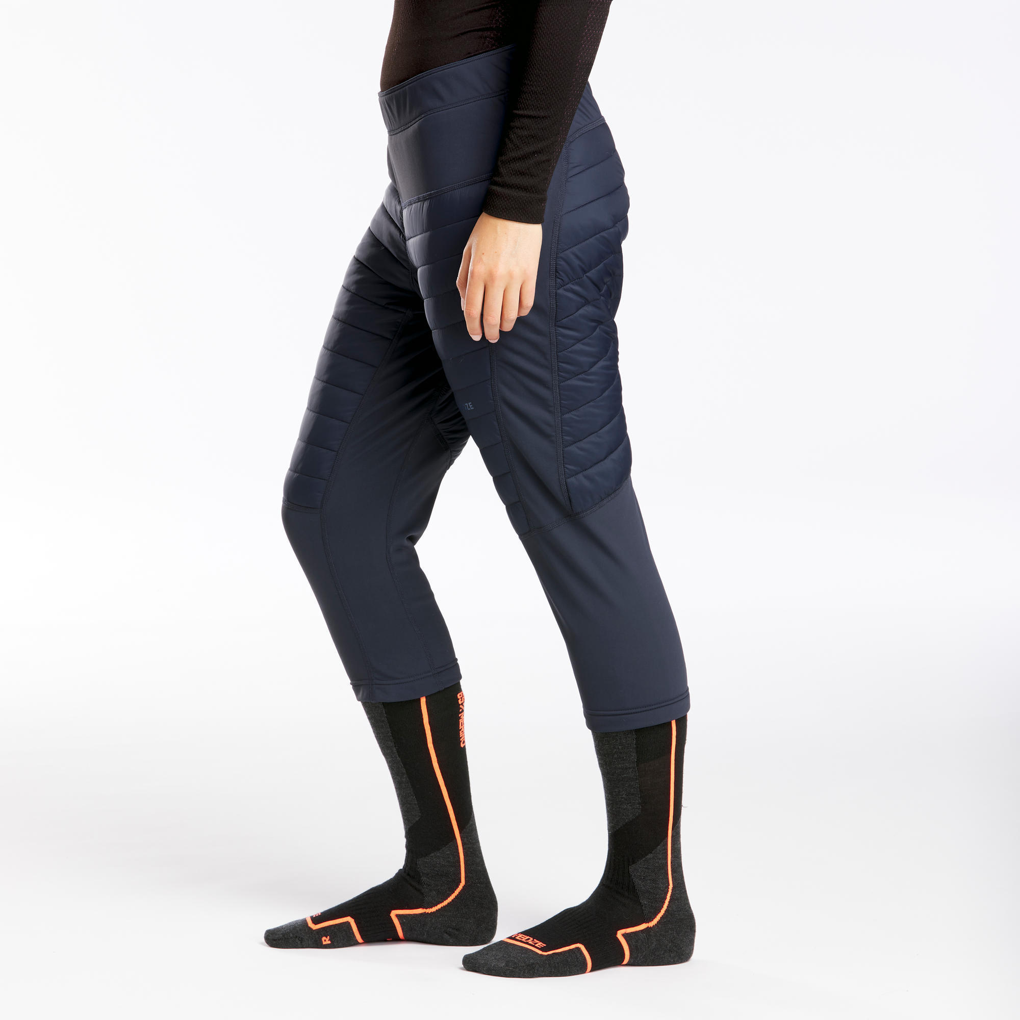 Sous pantalon de ski chaud et respirant femme FR 900 bleu WEDZE Decathlon