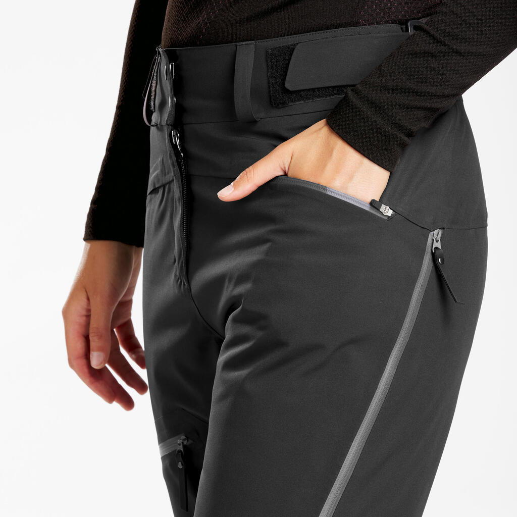 Skihose Freeride 500 Damen grau 