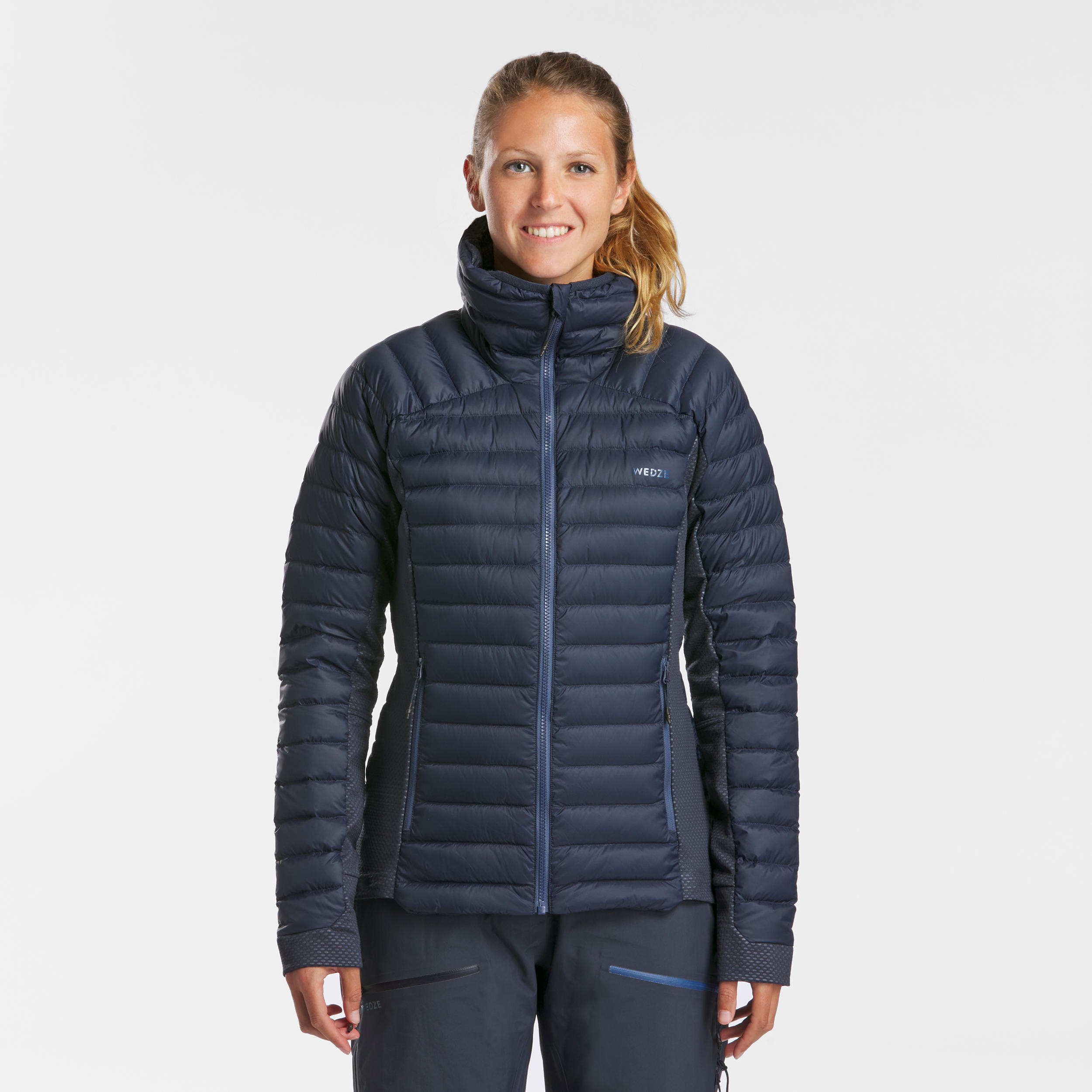 Women’s Ski Down Jacket - FR 900 Blue - WEDZE