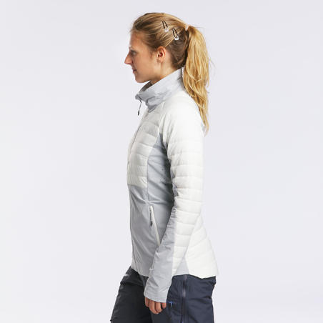 Siva ženska jakna za skijanje FR900