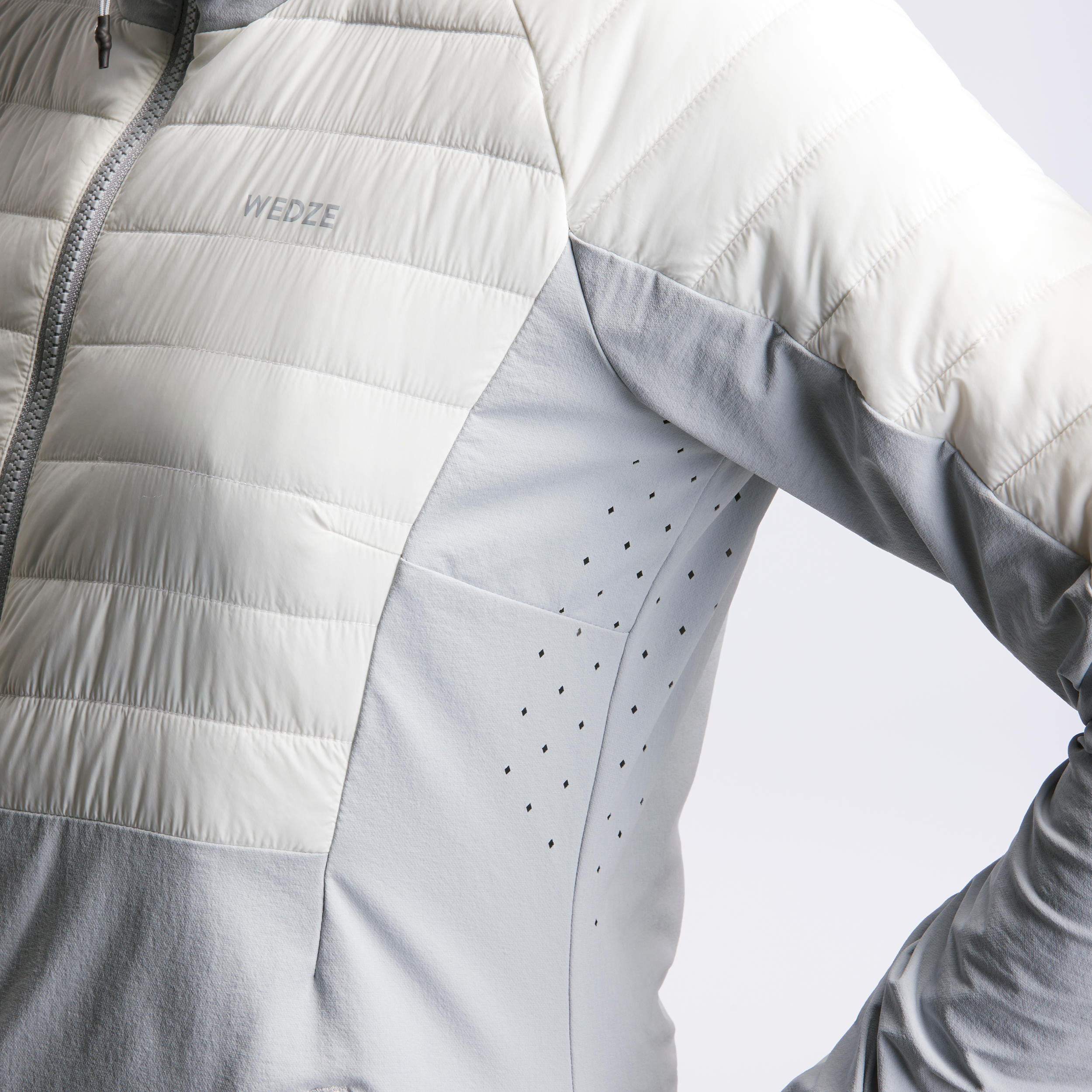 Unterziehjacke Damen Freeride leicht - FR900 grau 5/7
