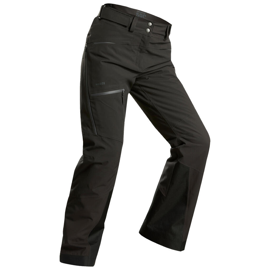 Skihose Freeride 500 Damen grau 
