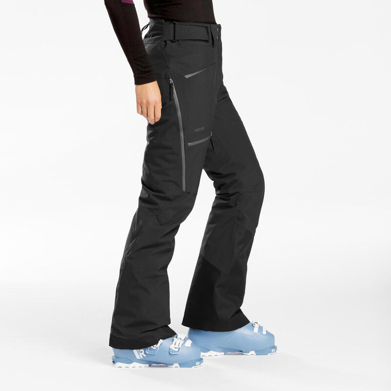 Dámské lyžařské kalhoty na freeride FR500 šedé 