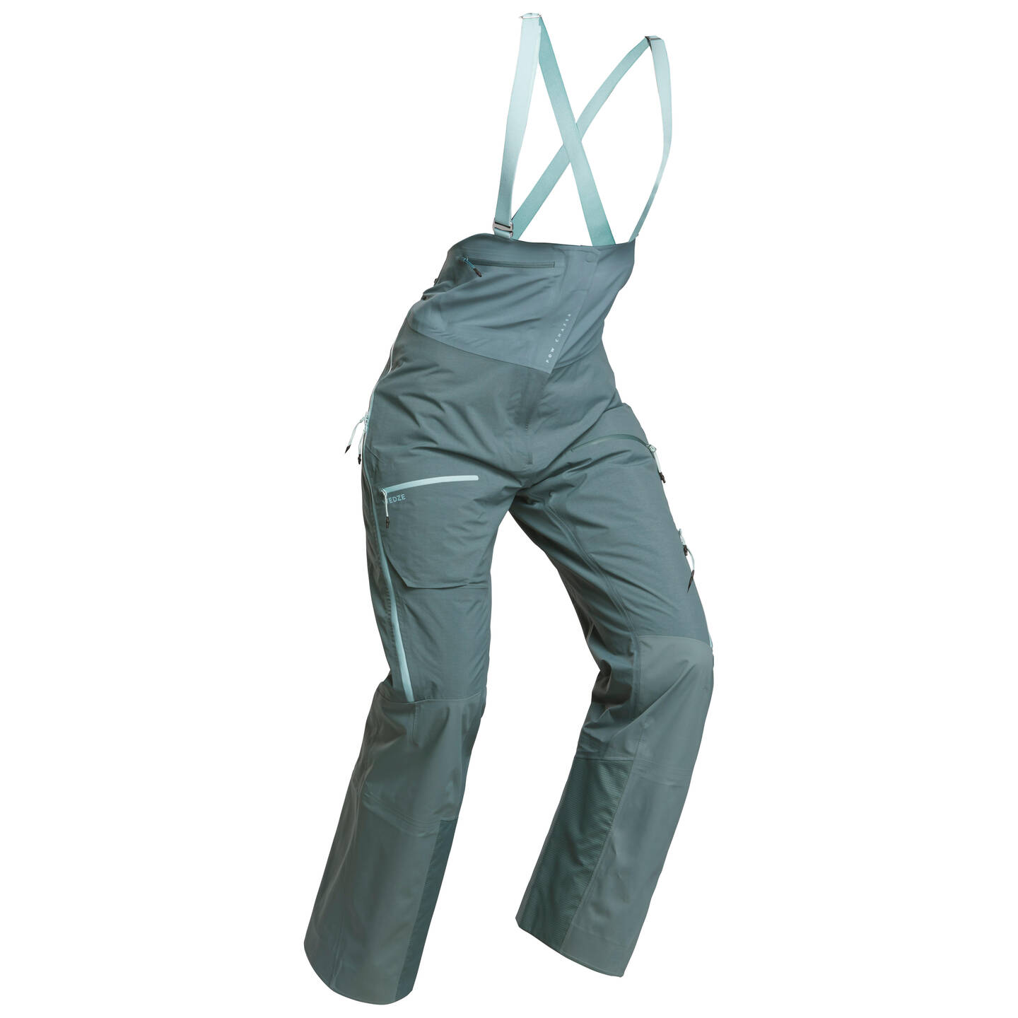 DECATHLON WEDZE Ski-Latzhose FR900 Damen grün