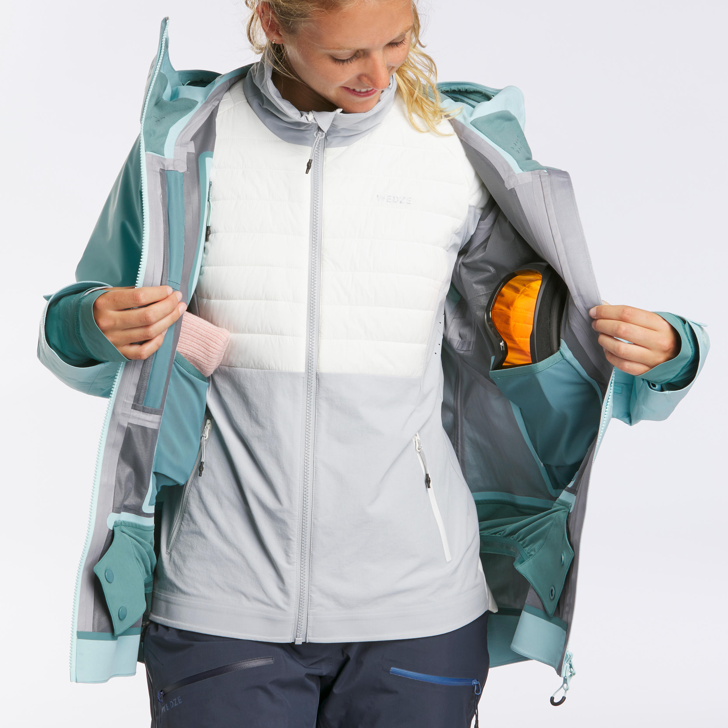 obermeyer sola down ski jacket