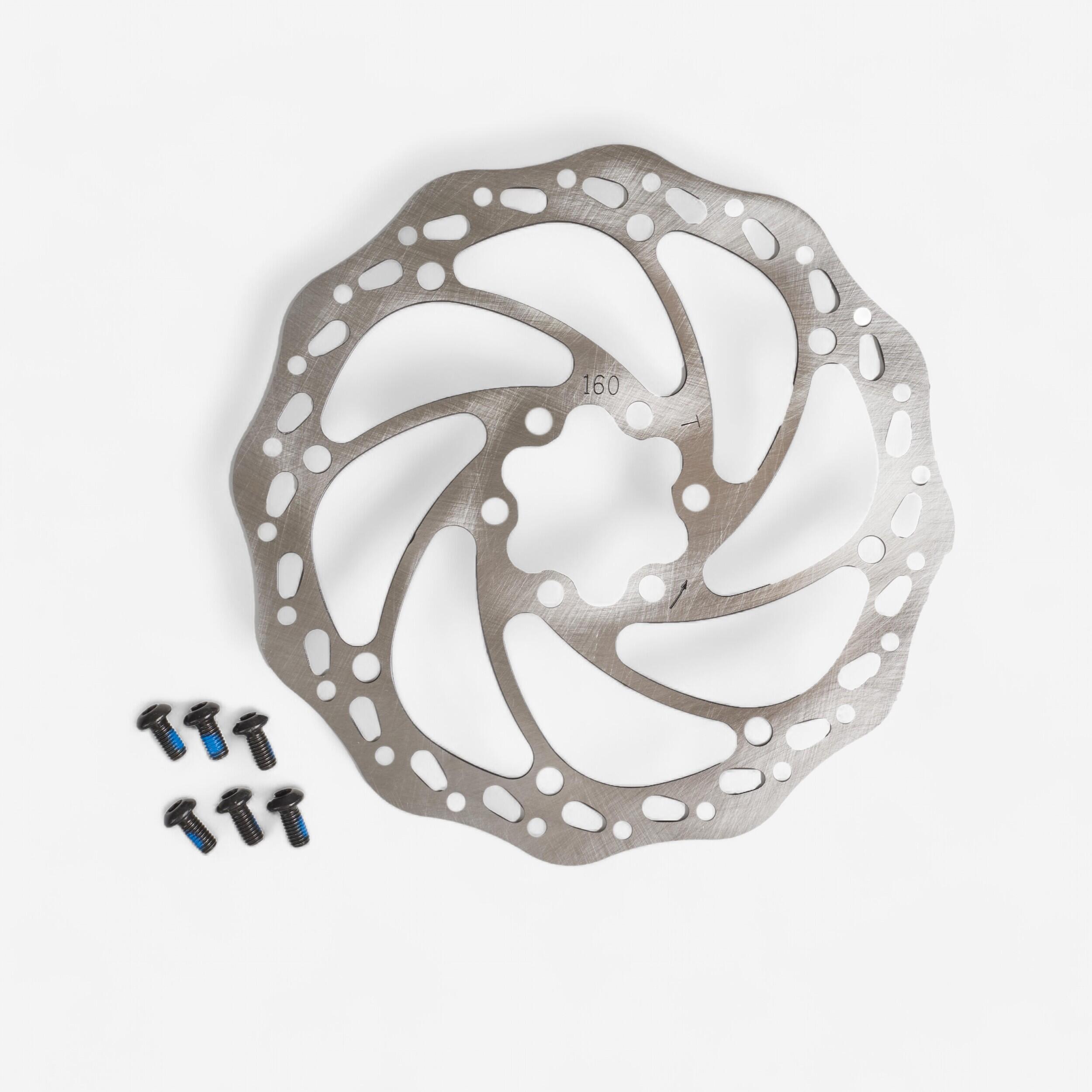 Van Rysel - Disque De Frein Promax 160mm - Disque De Frein - Sav Cycle - - Taille Unique - Decathlon