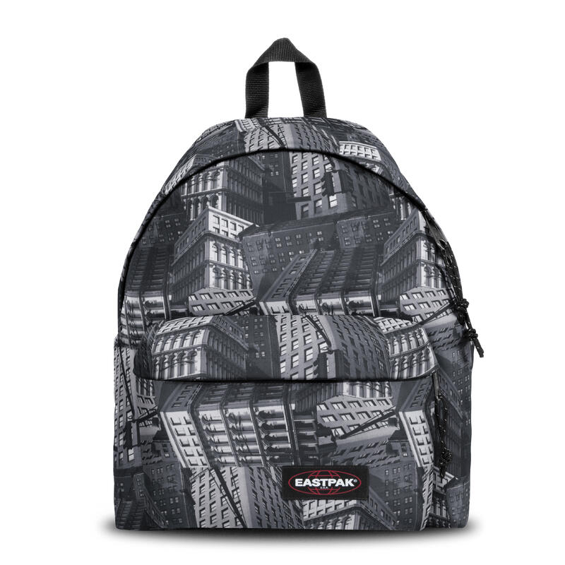 Sac à dos Eastpak Padded Pak'r Chroblack - Immeubles gris et blanc