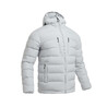 DOWN HOODIE JACKET TREK500 -12°C - GREY - MAN